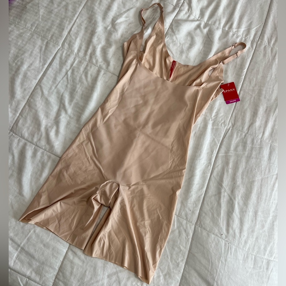 SPANX Beige Shapewear Bodysuit